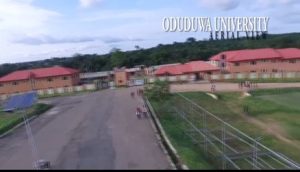 Side of view of the OUI hostel arena