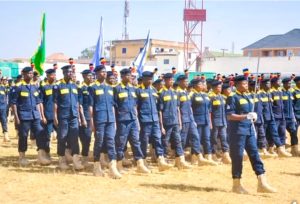 DSS officers on parade ground 