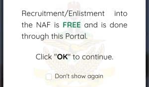 NAF Recruitment is totally FREE of Charge