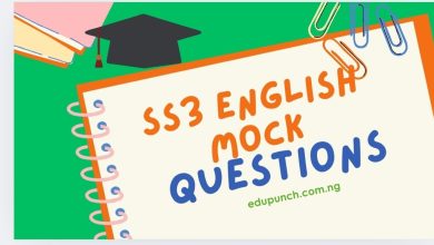 SS3 English Language Mock Past Questions- First Term