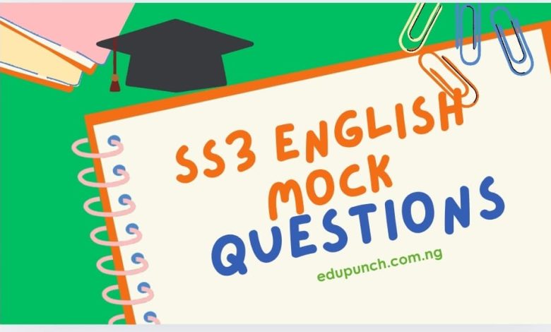 SS3 English Language Mock Past Questions- First Term
