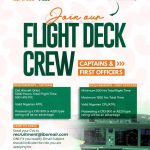 Ibom air- Flight Deck Crew recruitment advertisement 