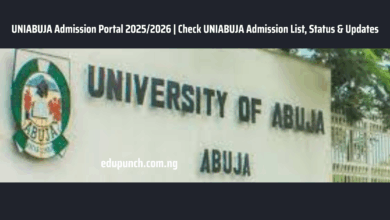 UNIABUJA Admission Portal 2025/2026 | Check UNIABUJA Admission List, Status & Updates