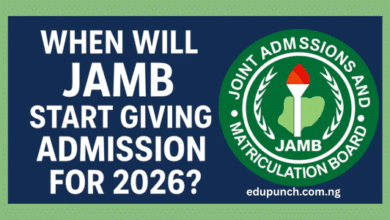 When Will JAMB Start Giving Admission for 2026?
