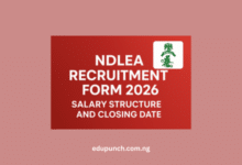 NDLEA Recruitment Form 2026