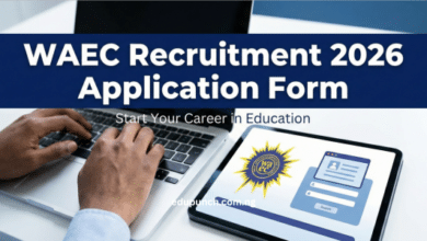 WAEC Recruitment 2026 Application Form